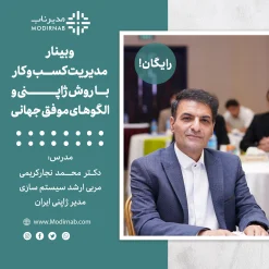 وبینار مدیریت کسب و کار با رویکرد ژاپنی و الگوهای موفق جهانی