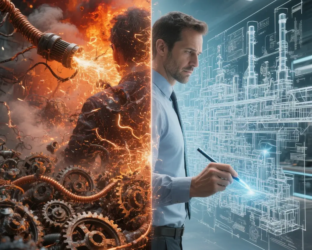 مدیریت کارخانه
مدیر کارخانه
مدیریت تولیدبرنامهریزی تولید (Production Planning)
نگهداری و تعمیرات (نت / PM / TPM)
کنترل کیفیت (QC / QA)
مدیریت موجودی
کاهش ضایعات
بهرهوری خط تولید
هزینه سربار
شاخص OEE (اثربخشی کلی تجهیزات)
تولید ناب (Lean Manufacturing)
سیستم تولید تویوتا (TPS)
کایزن (بهبود مستمر)
گلوگاه تولید
کارخانه هوشمند (Smart Factory)